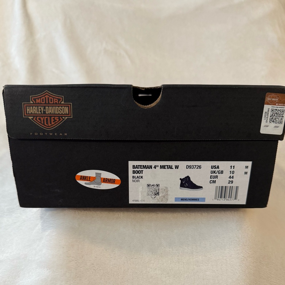 Harley-Davidson Black Boots Rugged Riding Style